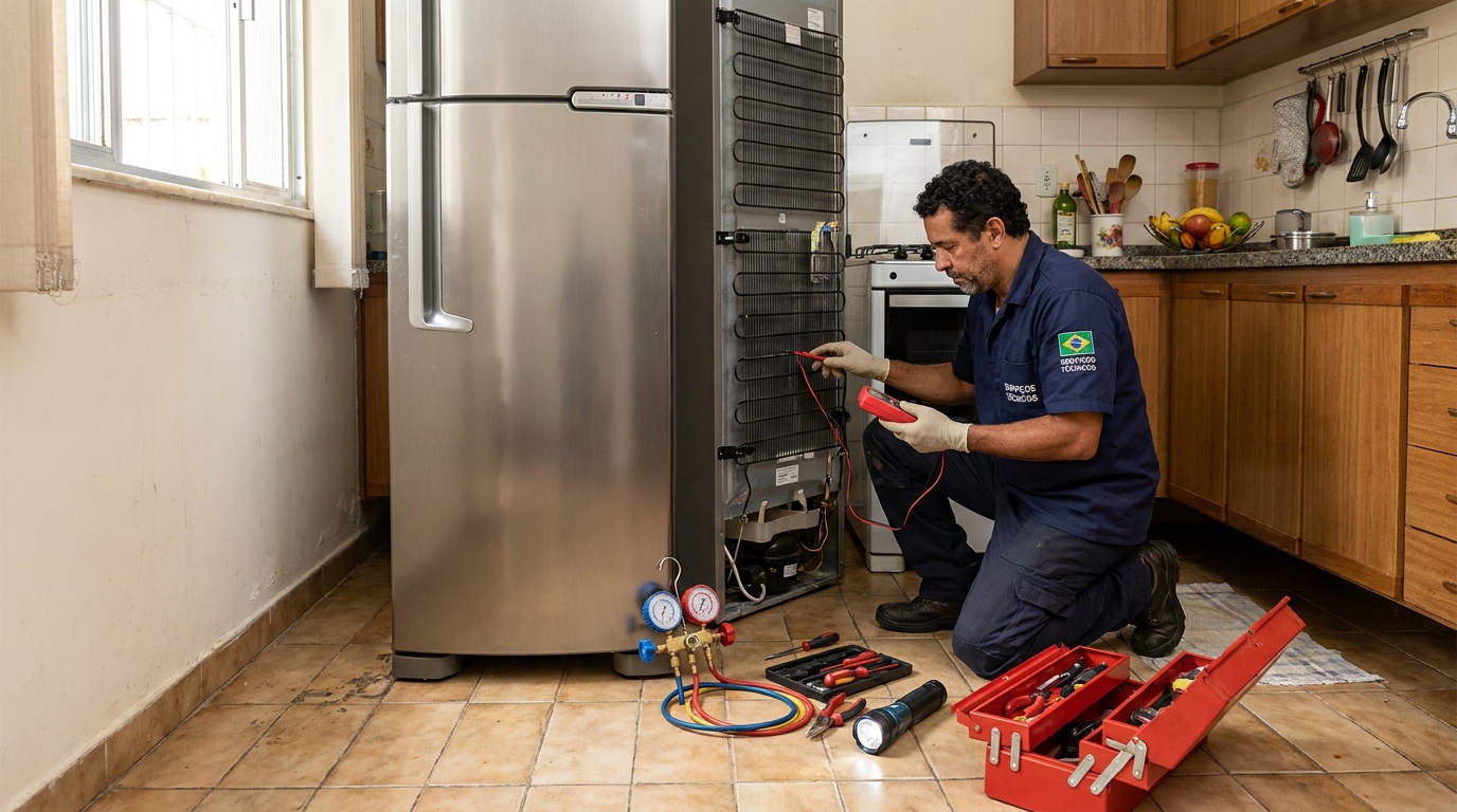 Manutenção na refrigeração em Curitiba-PR